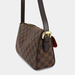 Pre Owned Louis Vuitton Ravello GM Ebene Damier Canvas Shoulder Bag