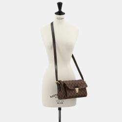 Pre Owned Louis Vuitton Ravello GM Ebene Damier Canvas Shoulder Bag