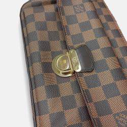 Pre Owned Louis Vuitton Ravello GM Ebene Damier Canvas Shoulder Bag