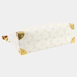 مملوكة مسبقًا حقيبة لوي فيتون بوبو ترنك قماش مونوجرام أوف وايت