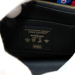 Pre Owned Louis Vuitton Capucines BB Takashi Murakami Noir Taurillon Leather Handbag