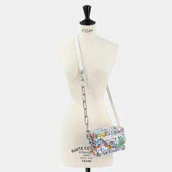 مملوكة مسبقًا حقيبة كتف لوى فيتون مينى سوفت ترنك مولتى كلور مونوغرام كانفاس