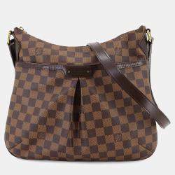 Pre Owned Louis Vuitton Bloomsbury PM Ebene Damier Canvas Shoulder Bag