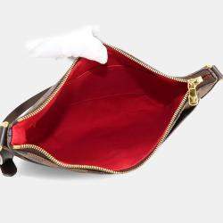 Pre Owned Louis Vuitton Bloomsbury PM Ebene Damier Canvas Shoulder Bag