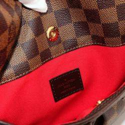 Pre Owned Louis Vuitton Bloomsbury PM Ebene Damier Canvas Shoulder Bag