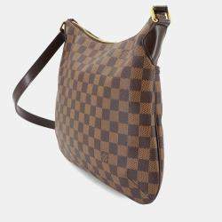 Pre Owned Louis Vuitton Bloomsbury PM Ebene Damier Canvas Shoulder Bag