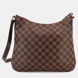 Pre Owned Louis Vuitton Bloomsbury PM Ebene Damier Canvas Shoulder Bag