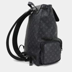 مملوكة مسبقًا Louis Vuitton Trio Backpack Black Monogram Eclipse Canvas Backpack