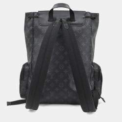 مملوكة مسبقًا Louis Vuitton Trio Backpack Black Monogram Eclipse Canvas Backpack
