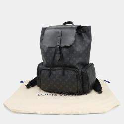 مملوكة مسبقًا Louis Vuitton Trio Backpack Black Monogram Eclipse Canvas Backpack