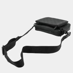 Pre Owned Louis Vuitton Trio Messenger Noir Monogram Shadow Leather Shoulder Bag