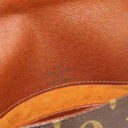 Pre Owned Louis Vuitton Musette Salsa Short Brown Monogram Canvas Shoulder Bag