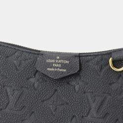 مملوكة مسبقًا Louis Vuitton Easy Pouch Noir Monogram Empreinte Leather Shoulder Bag