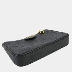 مملوكة مسبقًا Louis Vuitton Easy Pouch Noir Monogram Empreinte Leather Shoulder Bag