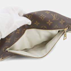 Pre Owned Louis Vuitton High Rise Brown Monogram Canvas Body Bag