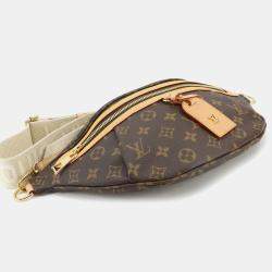 Pre Owned Louis Vuitton High Rise Brown Monogram Canvas Body Bag