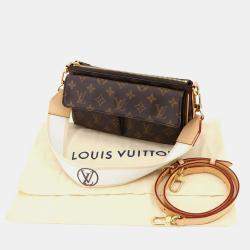 Pre Owned Louis Vuitton Viva Cite Brown Monogram Canvas Shoulder Bag