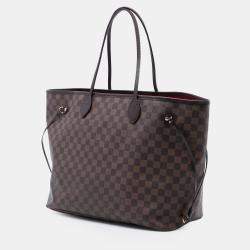 Pre Owned Louis Vuitton Brown Damier Ebene Neverfull GM