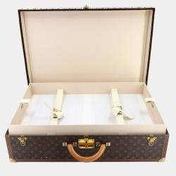 مملوكة مسبقًا حقيبة ترانك لوي فيتون مونوجرام ألزر 75 بنية اللون