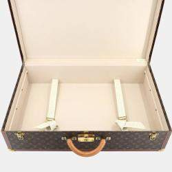 مملوكة مسبقًا حقيبة ترانك لوي فيتون مونوجرام ألزر 75 بنية اللون