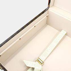 مملوكة مسبقًا حقيبة ترانك لوي فيتون مونوجرام ألزر 75 بنية اللون