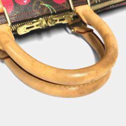 مملوكة مسبقًا حقيبة سفر لويس فويتون مونوغرام الكرز كيبول 45 تاكا شي موراكامي قماش بني