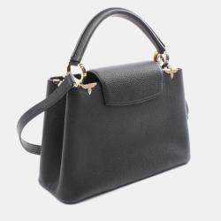 Pre Owned حقيبة لوي فيتون كابوسينز بي أم بارناساير لاين نوير توريلون جلد أسود