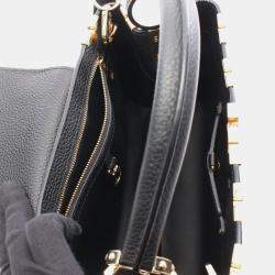 Pre Owned حقيبة لوي فيتون كابوسينز بي أم بارناساير لاين نوير توريلون جلد أسود