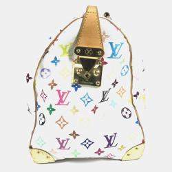 مملوكة مسبقًا Louis Vuitton Monogram Multicolore Keepall 45 Handbag Canvas And Available In Blanc White