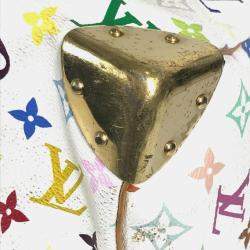 مملوكة مسبقًا Louis Vuitton Monogram Multicolore Keepall 45 Handbag Canvas And Available In Blanc White