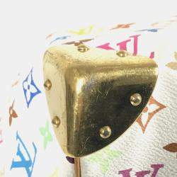 مملوكة مسبقًا Louis Vuitton Monogram Multicolore Keepall 45 Handbag Canvas And Available In Blanc White