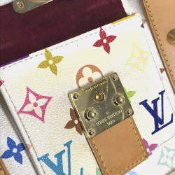 مملوكة مسبقًا Louis Vuitton Monogram Multicolore Keepall 45 Handbag Canvas And Available In Blanc White