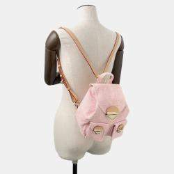 مملوكة مسبقًا Louis Vuitton Monogram Denim Venice Backpack Pink