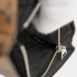 Pre Owned Louis Vuitton Black/Brown Monogram Reverse and Epi Printed Kabuki Masks Pochette