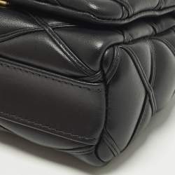 مملوكة مسبقًا حقيبة كروس بودي جلد ماليتاج سوداء لويس فيتون غو-14 بيكو