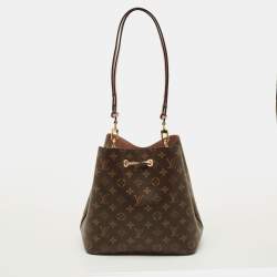 Pre Owned Louis Vuitton NeoNoe Rose Poudre Monogram Canvas Bucket Bag