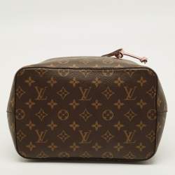 Pre Owned Louis Vuitton NeoNoe Rose Poudre Monogram Canvas Bucket Bag