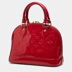 مملوكة مسبقًا Louis Vuitton Red Monogram Vernis Alma BB
