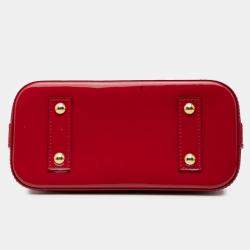 مملوكة مسبقًا Louis Vuitton Red Monogram Vernis Alma BB