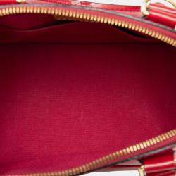 مملوكة مسبقًا Louis Vuitton Red Monogram Vernis Alma BB
