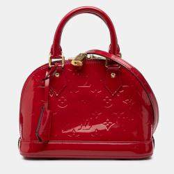 مملوكة مسبقًا Louis Vuitton Red Monogram Vernis Alma BB