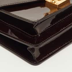 مملوكة مسبقًا Louis Vuitton Monceau BB Amarante Vernis Bag