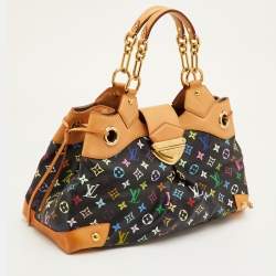 Pre Owned Louis Vuitton Ursula Multicolor Monogram Canvas and Leather Bag