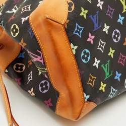 Pre Owned Louis Vuitton Ursula Multicolor Monogram Canvas and Leather Bag