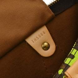 مملوكة مسبقًا حقيبة لويس فيتون سبييدي 30 غرافيتي مونوجرام أخضر