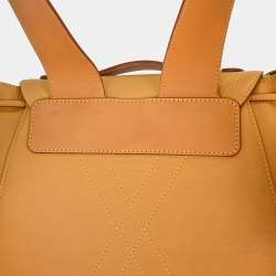 مملوكة مسبقًا Louis Vuitton Brown Leather Christopher GM Backpack