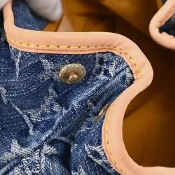 مملوكة مسبقًا حقيبة لوي فيتون بليتي دينيم مونوغرام أزرق