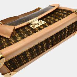 Pre Owned حقيبة لويس فويتون توييدي مونوجرام قماش مغلفة بني