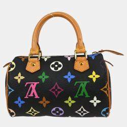 Pre Owned Louis Vuitton Multicolor Mini Speedy Handbag