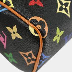 Pre Owned Louis Vuitton Multicolor Mini Speedy Handbag